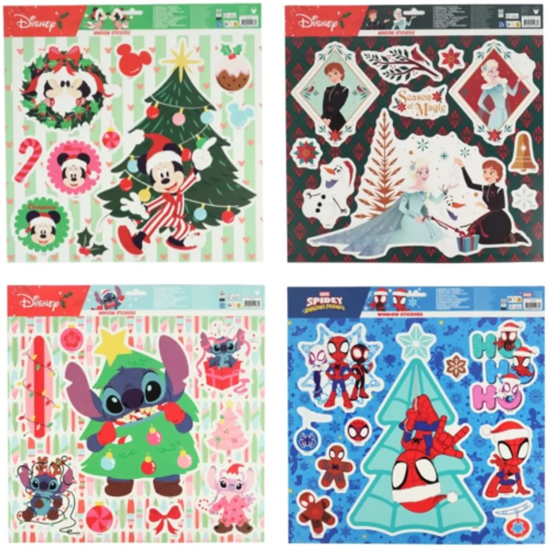Disney Kerst Raamstickers