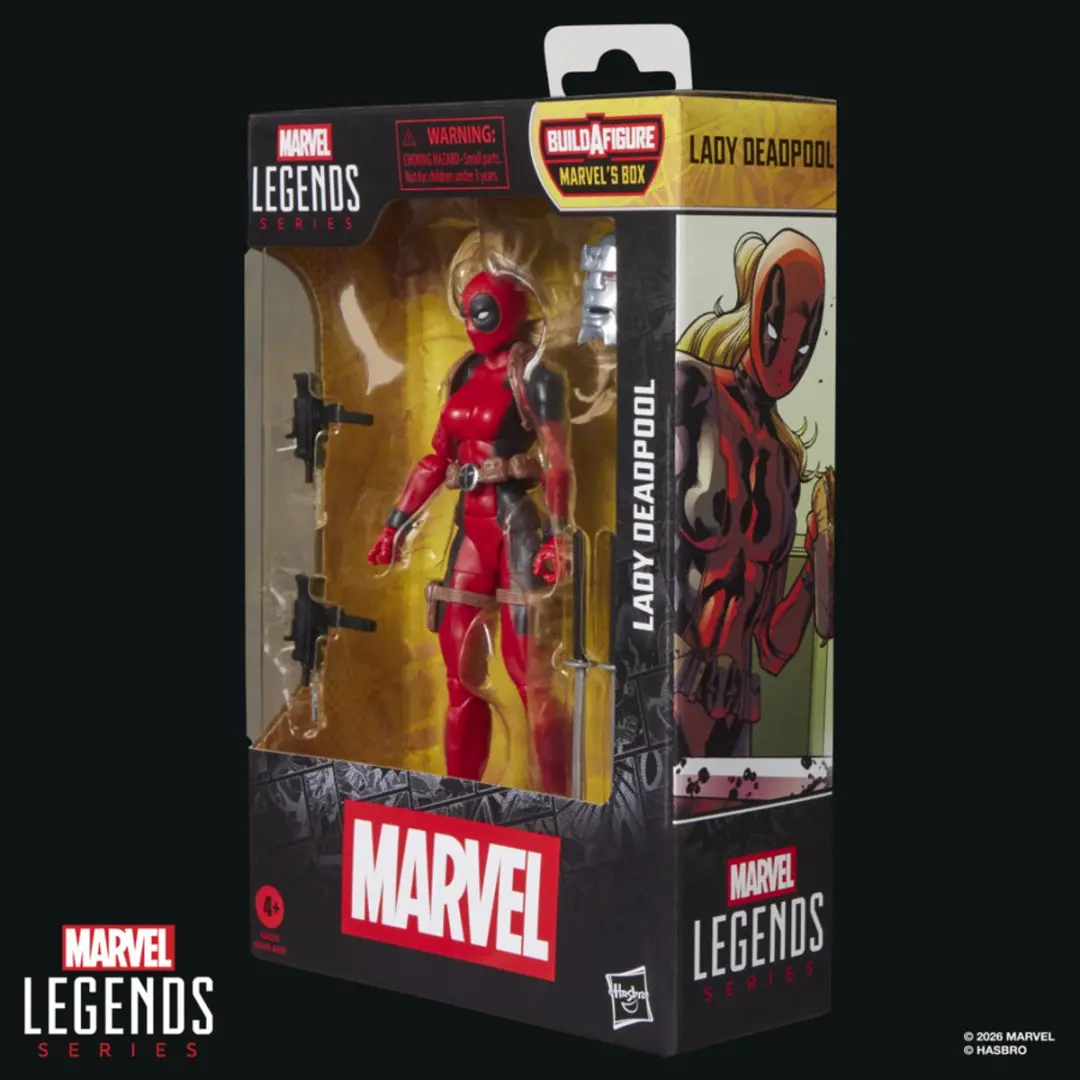 Hasbro Marvel Legends Lady Deadpool Actiefiguur - Rood