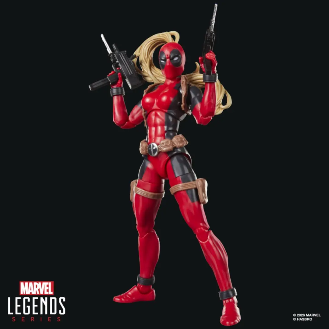 Hasbro Marvel Legends Lady Deadpool Actiefiguur - Rood