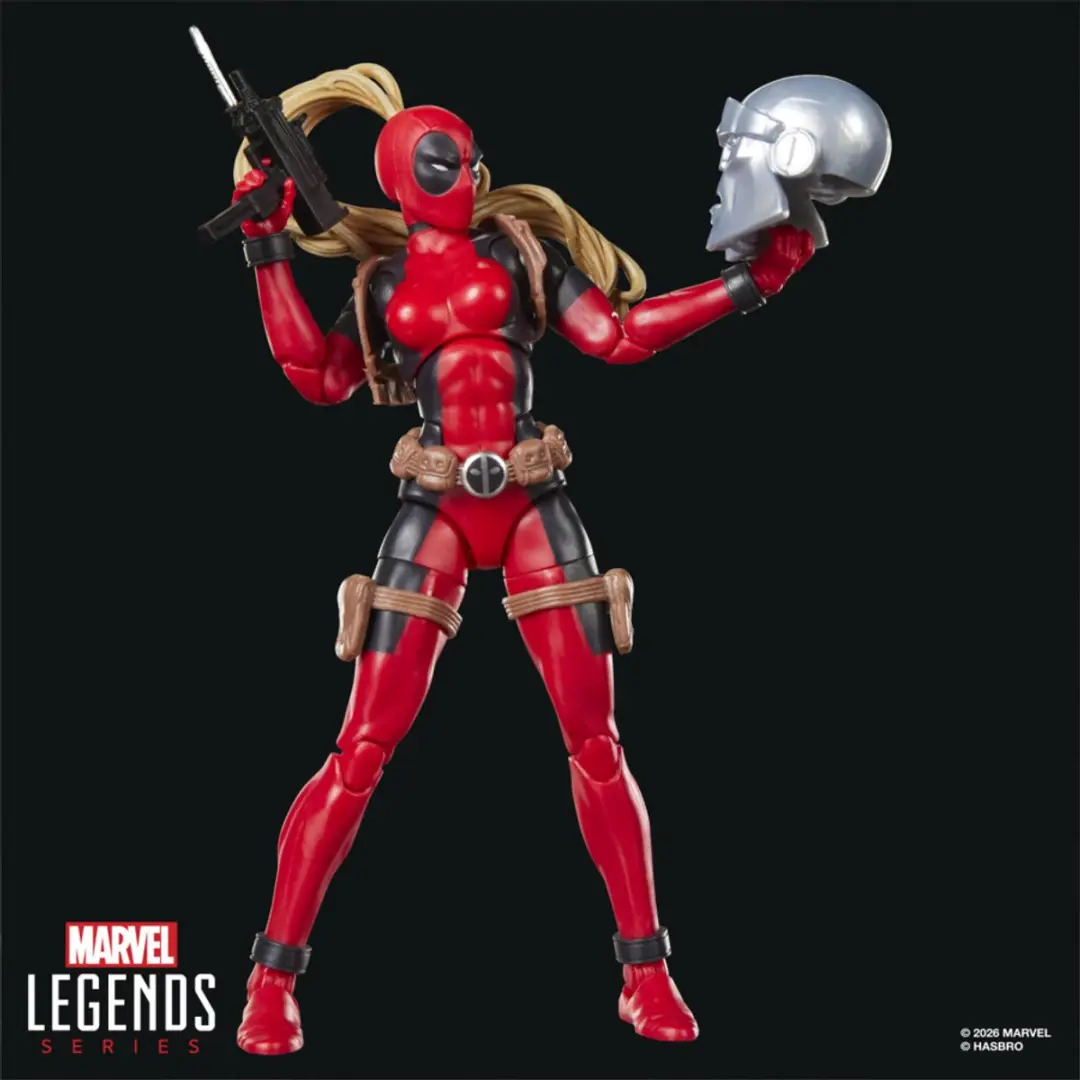 Hasbro Marvel Legends Lady Deadpool Actiefiguur - Rood