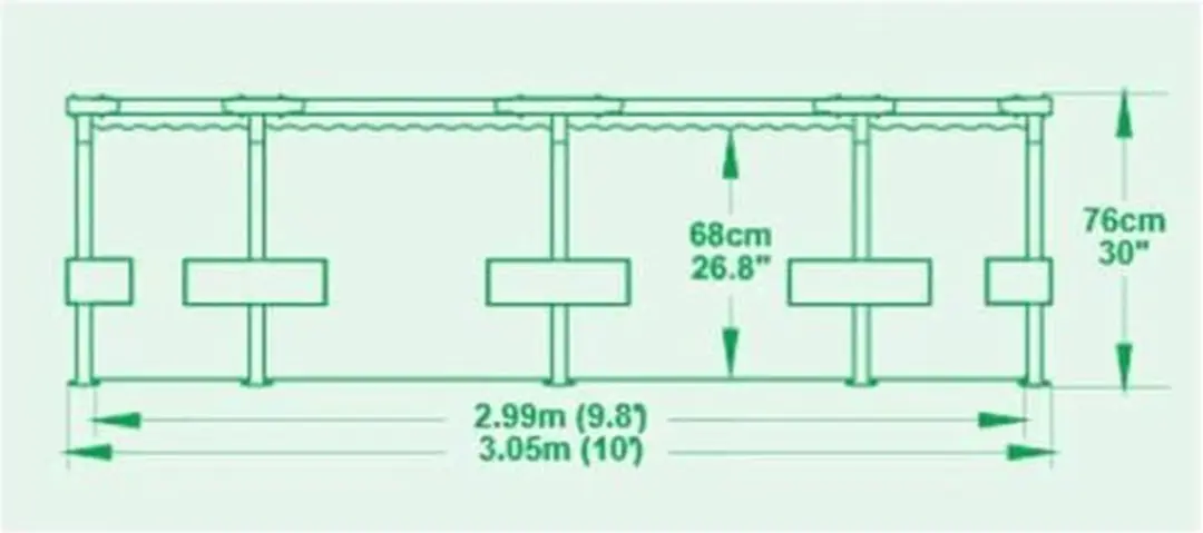Bestway Steel Pro Zwembad 305x76cm - Blauw