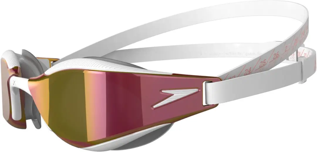 Speedo Fastskin Hyper Elite Zwembril - Rose Goud/Wit - afbeelding 6 van 6