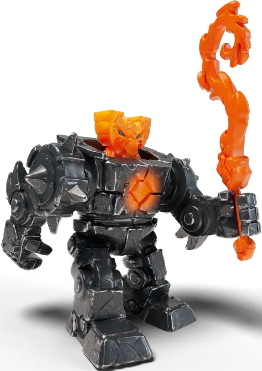 Schleich Eldrador Creatures Shadow Lava Robot 42597 - Rood/Zwart - afbeelding 6 van 6