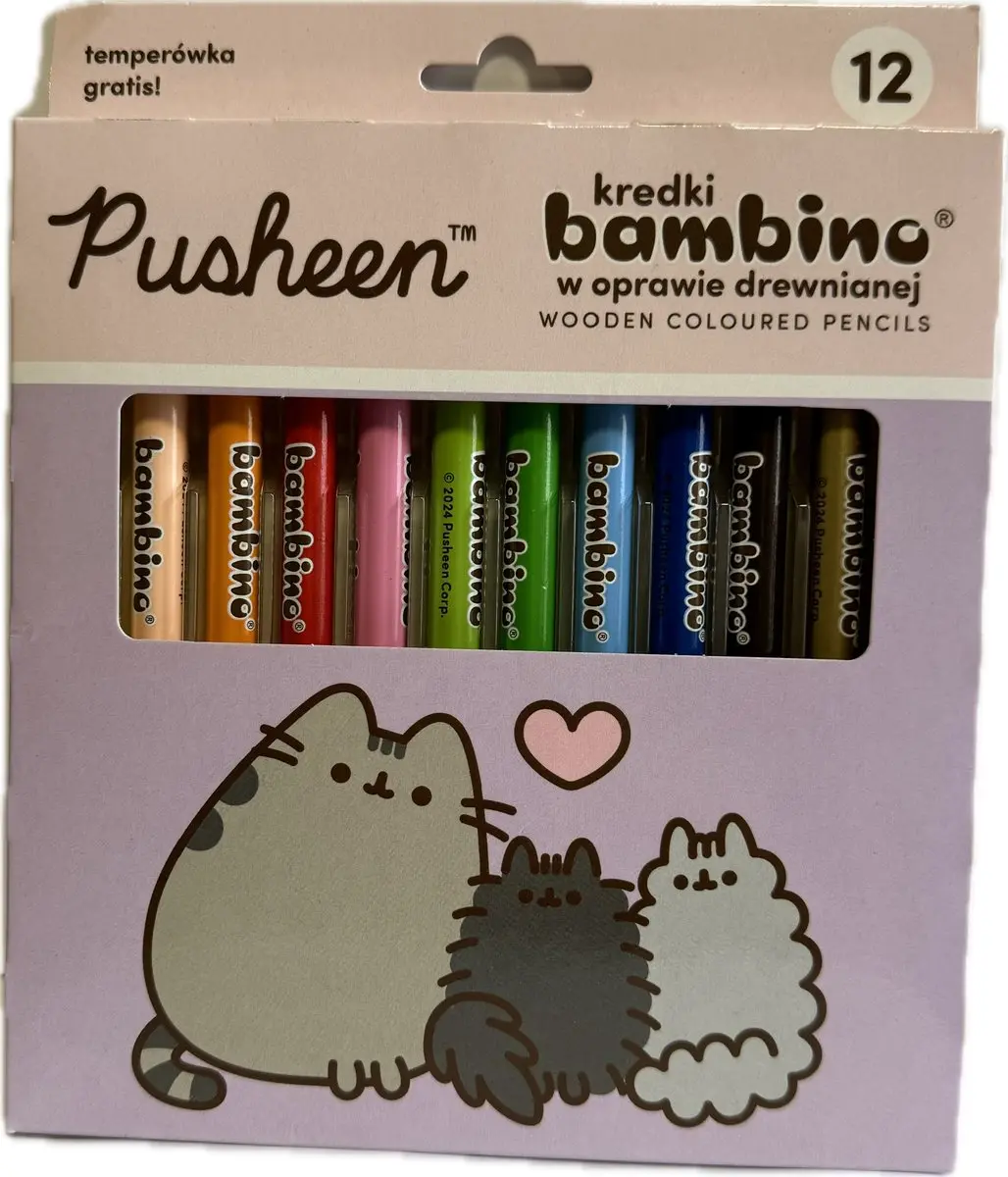 Bambino Pusheen Dikke Kleurpotloden