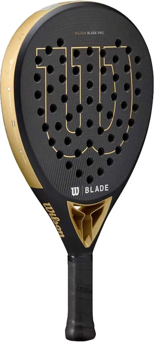 Wilson Blade Pro V2 Druppel Padelracket - Zwart/Goud