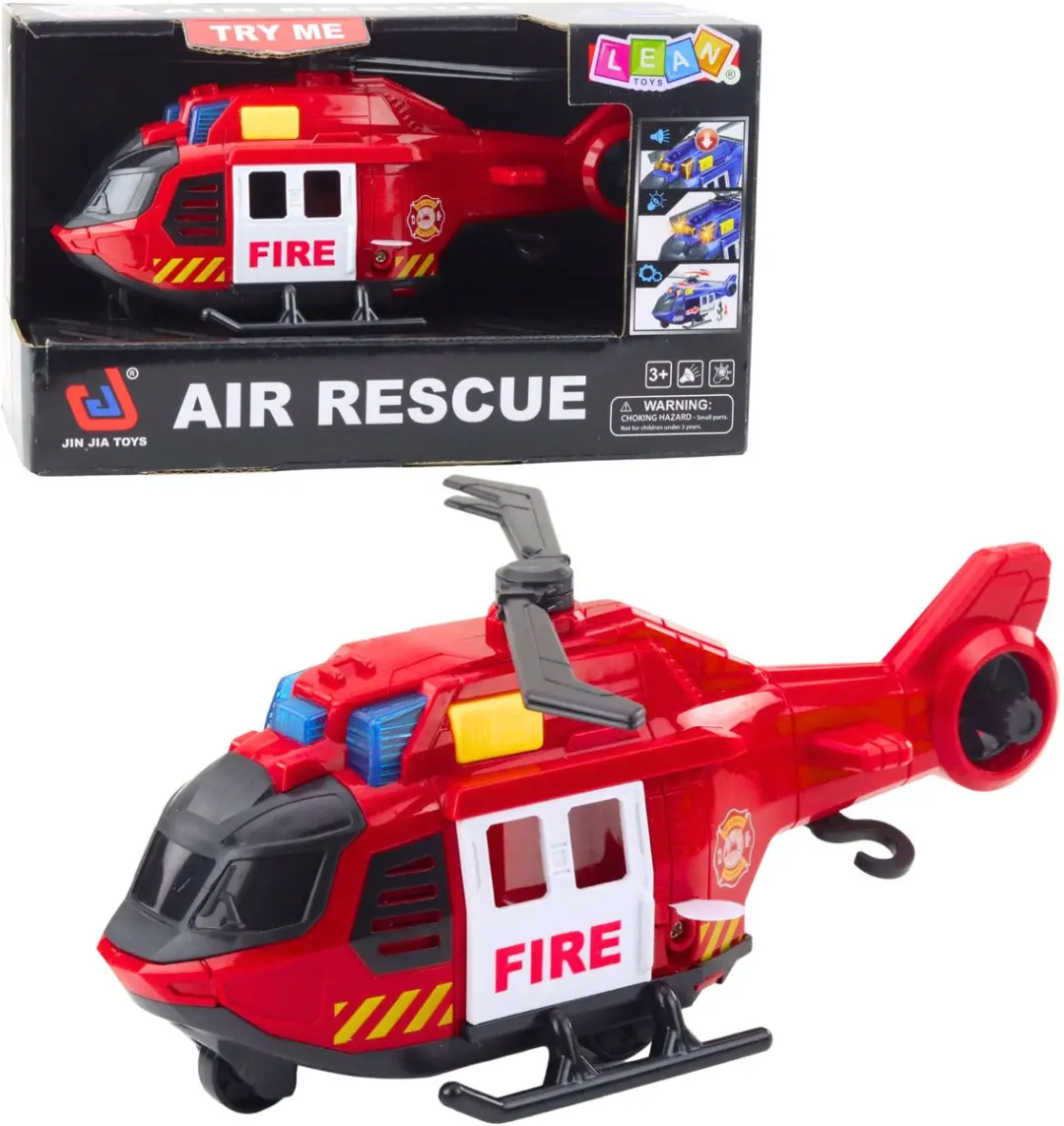 Lean Toys Brandhelikopter