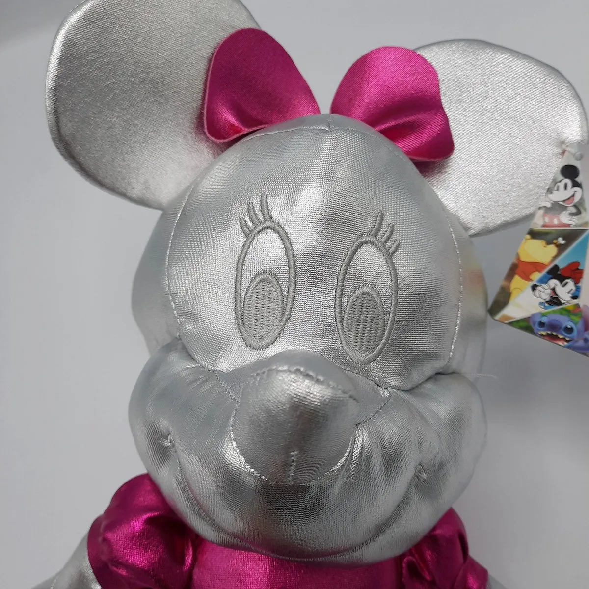 Disney Minnie Mouse Knuffel 40cm - Platinum Silver Mix