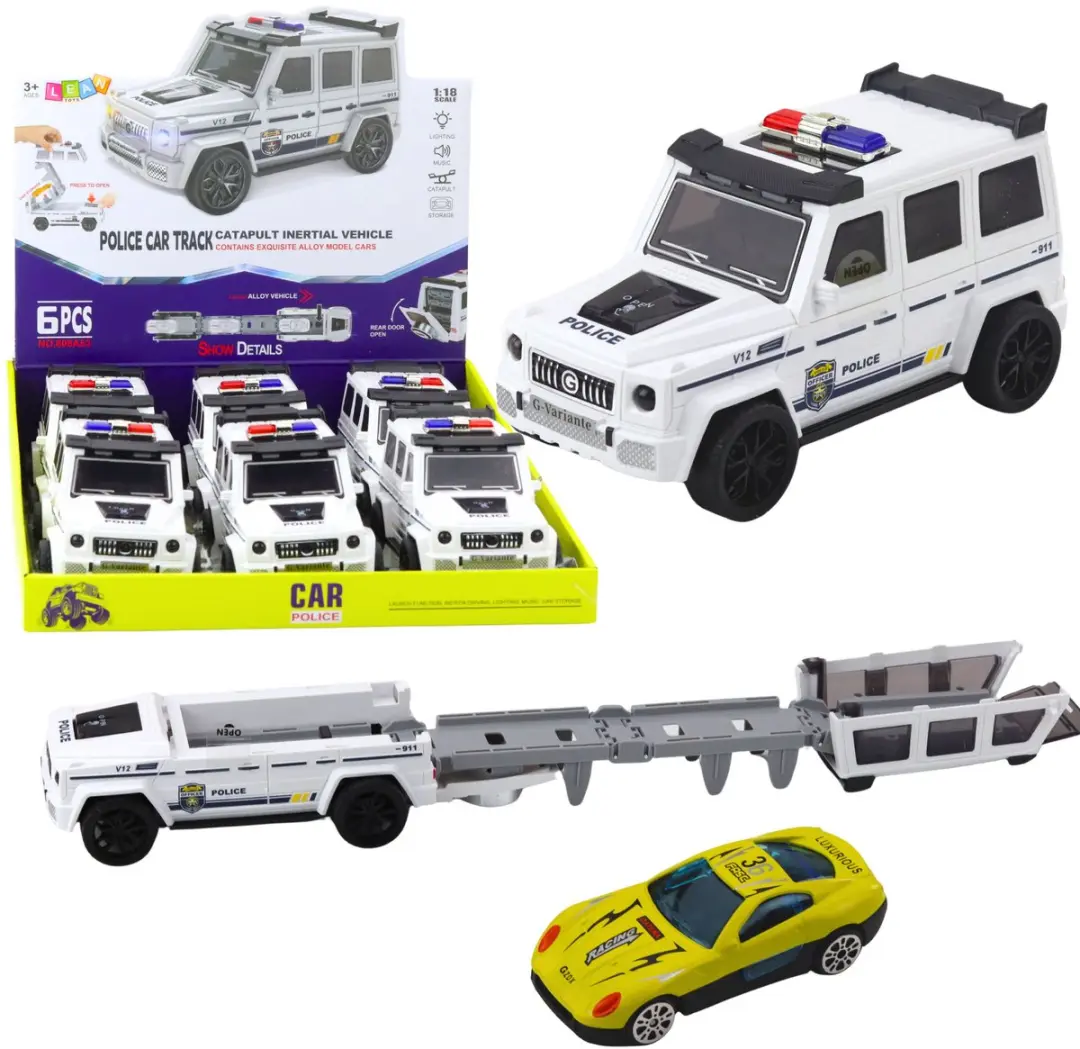 Lean Toys Politie Terreinwagen Wrijvingsaandrijving UNI