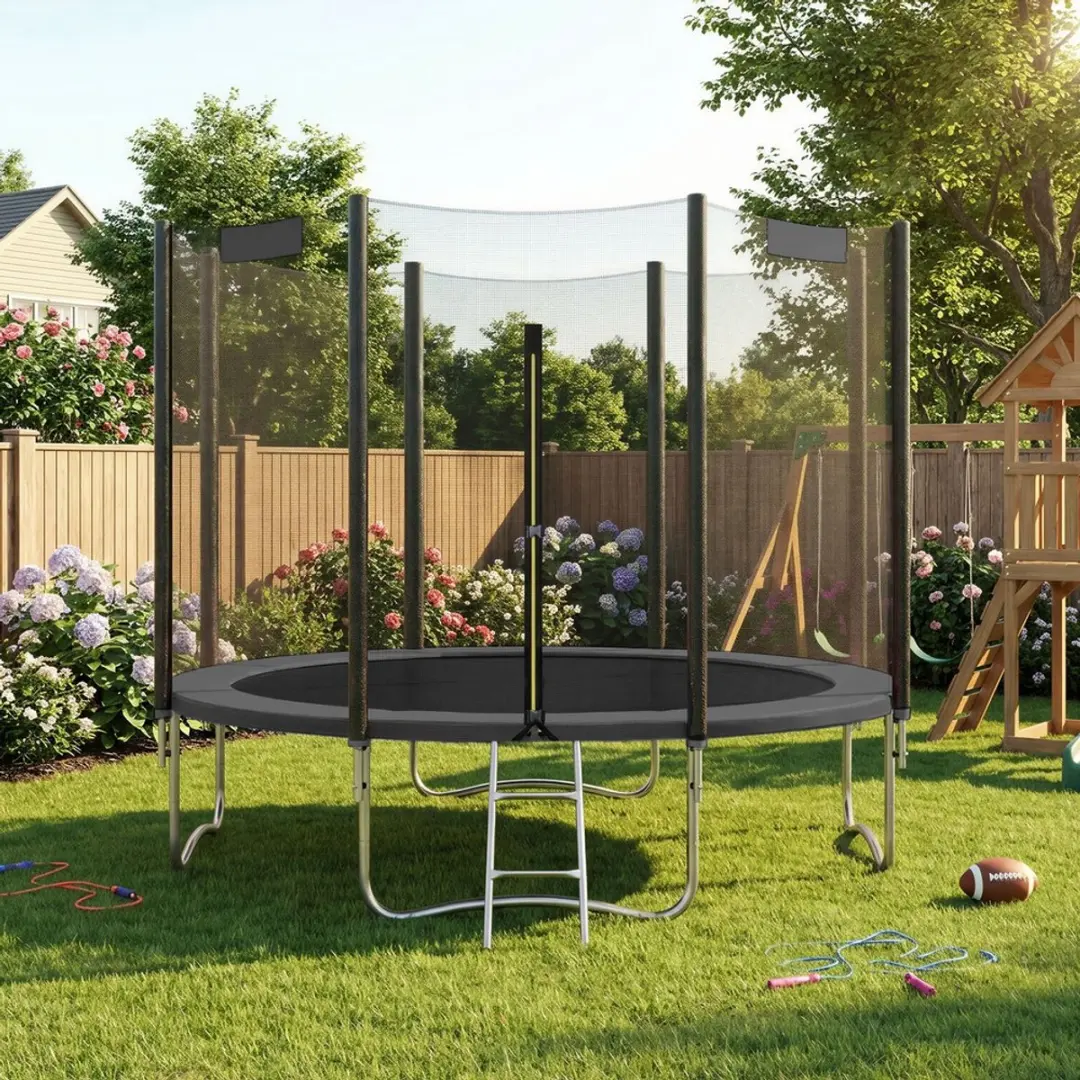 Songmics Trampoline 305cm - Zwart