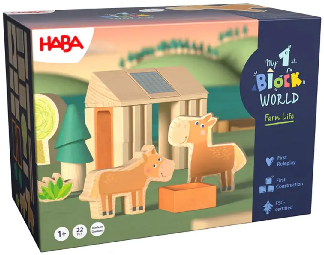 Haba My First Block World Paardenstal