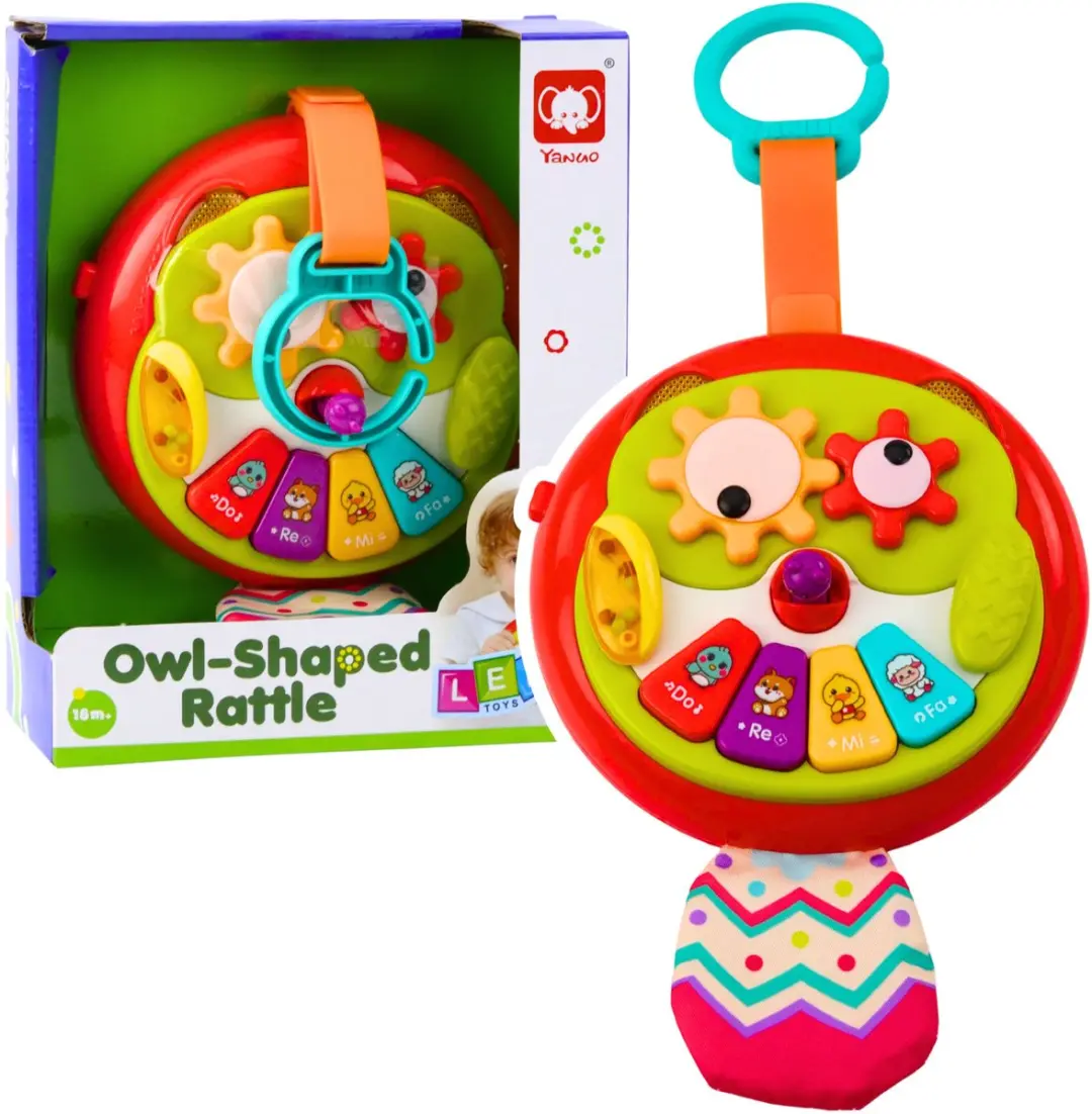 LEAN TOYS Interactieve Uil-hanger