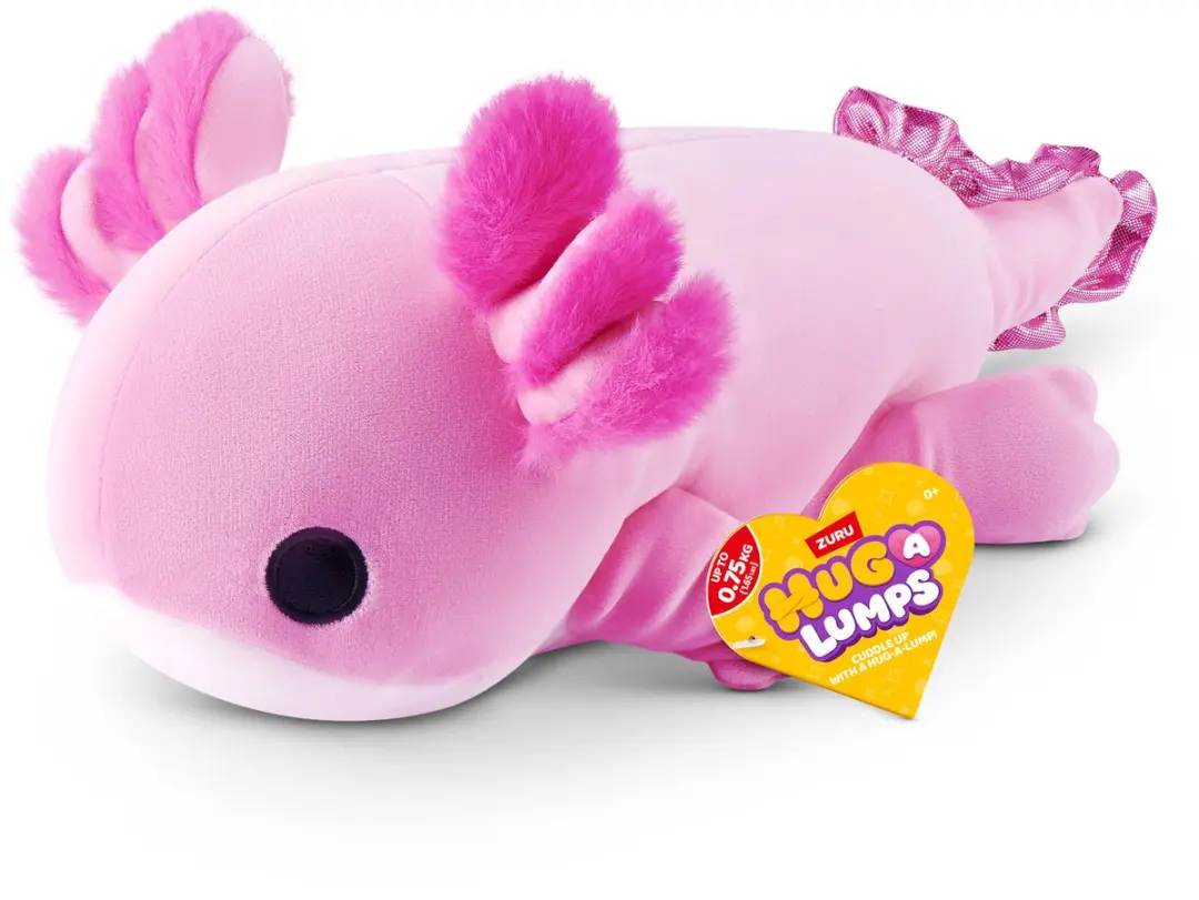 Zuru Axolotl Verzwaard Pluche Knuffel 35cm - Meerkleurig - afbeelding 6 van 6