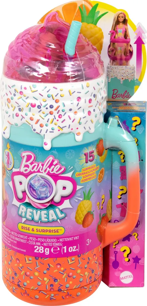 Barbie Pop Reveal Rise & Surprise HRK57 - Multikleur