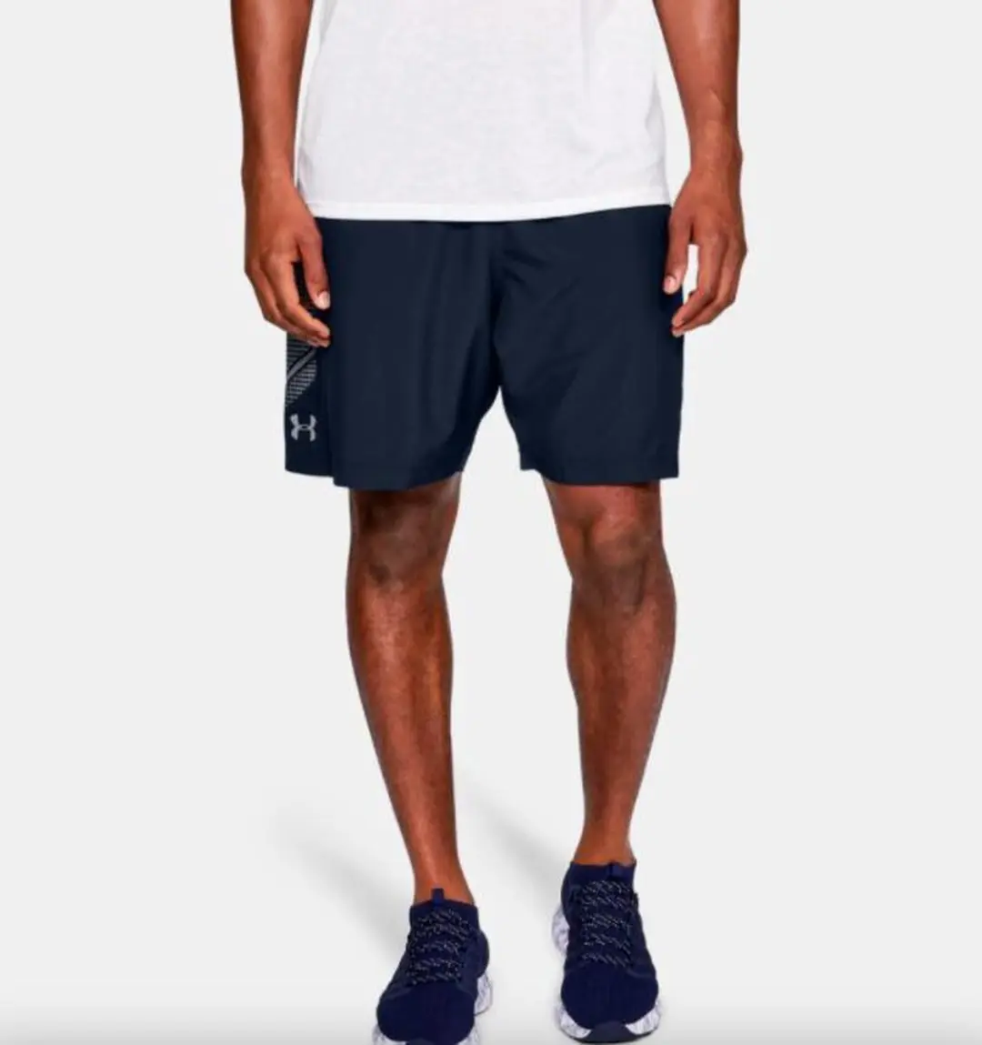 Under Armour Academy Short - S - Donkerblauw/Grijs