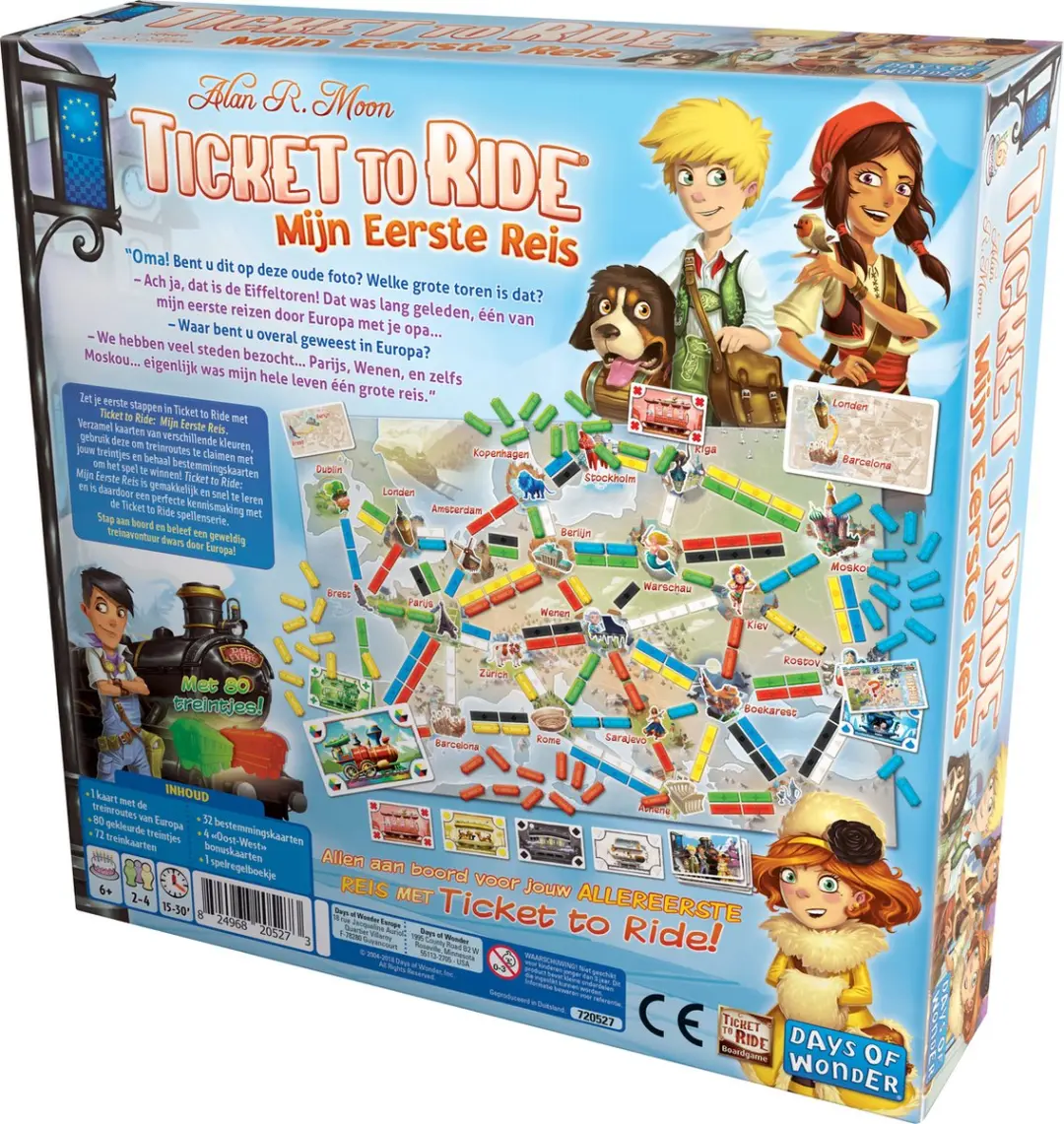 Days of Wonder Ticket to Ride Mijn Eerste Reis NL - 75155NL