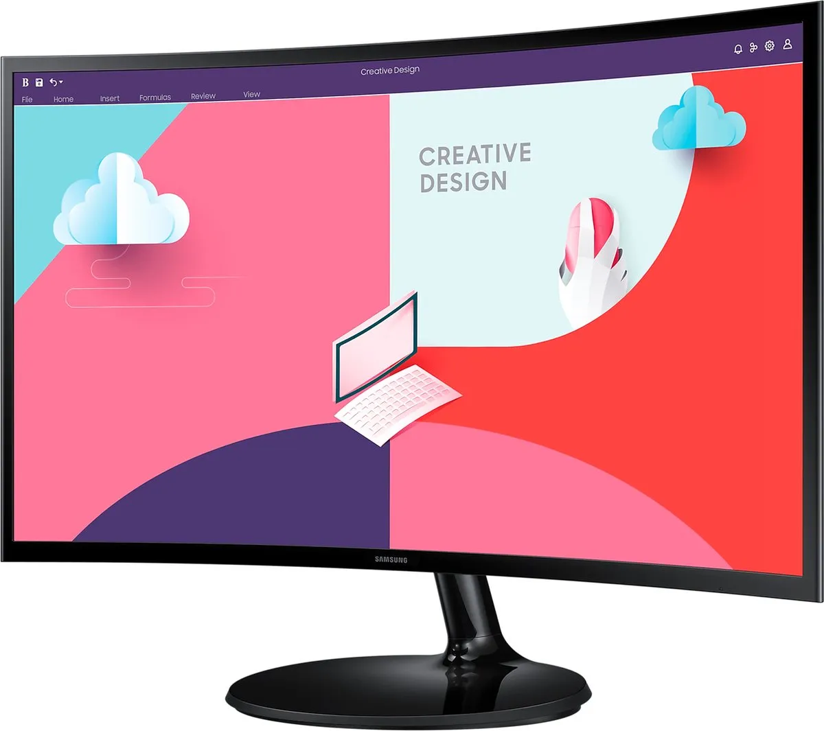 Samsung LS24C364EAUXEN Curved Monitor 24" - Full HD - 75Hz - FreeSync