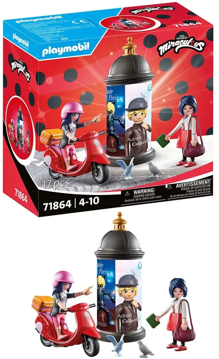 Playmobil Miraculous Scooterrit in Parijs 71864 - Multicolor - afbeelding 5 van 6