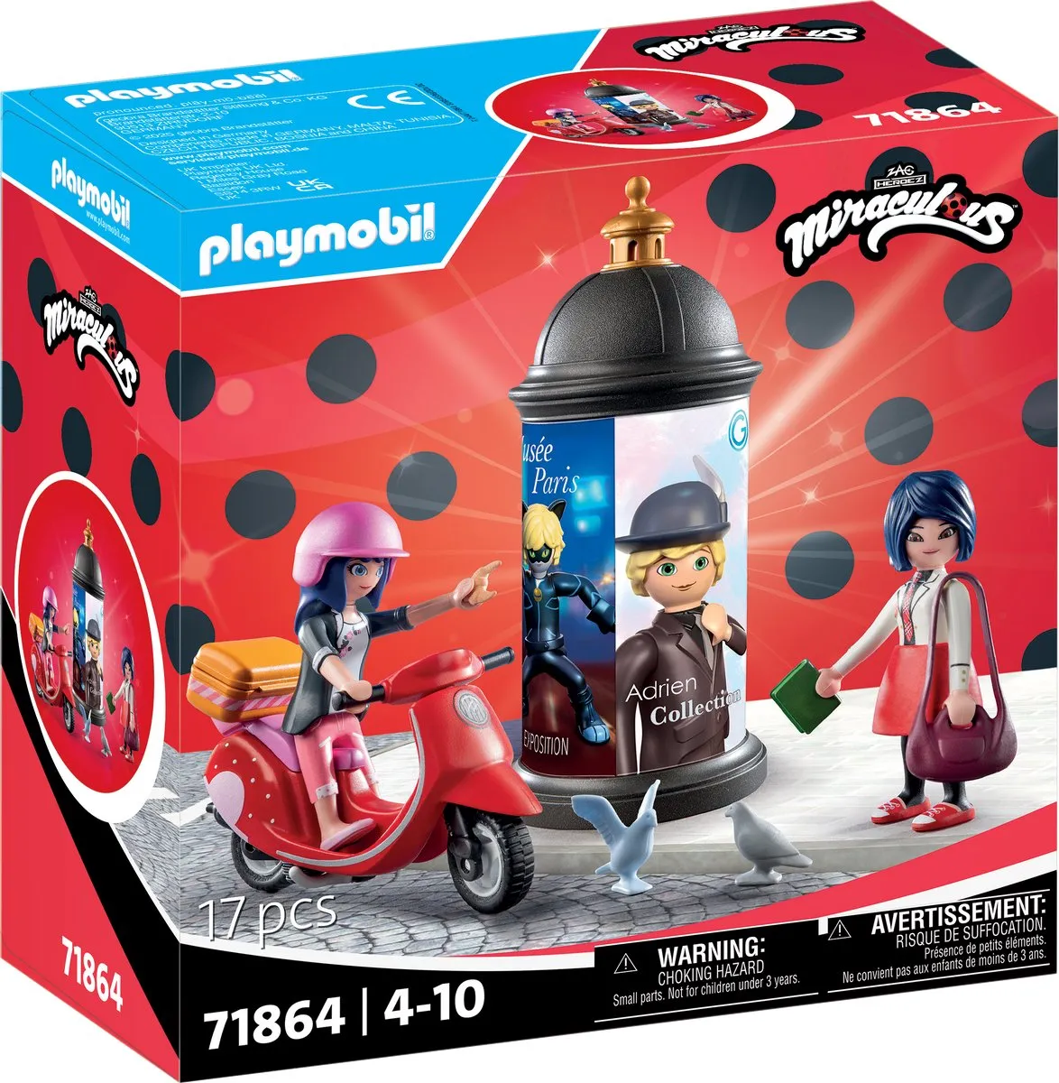Playmobil Miraculous Scooterrit in Parijs 71864
