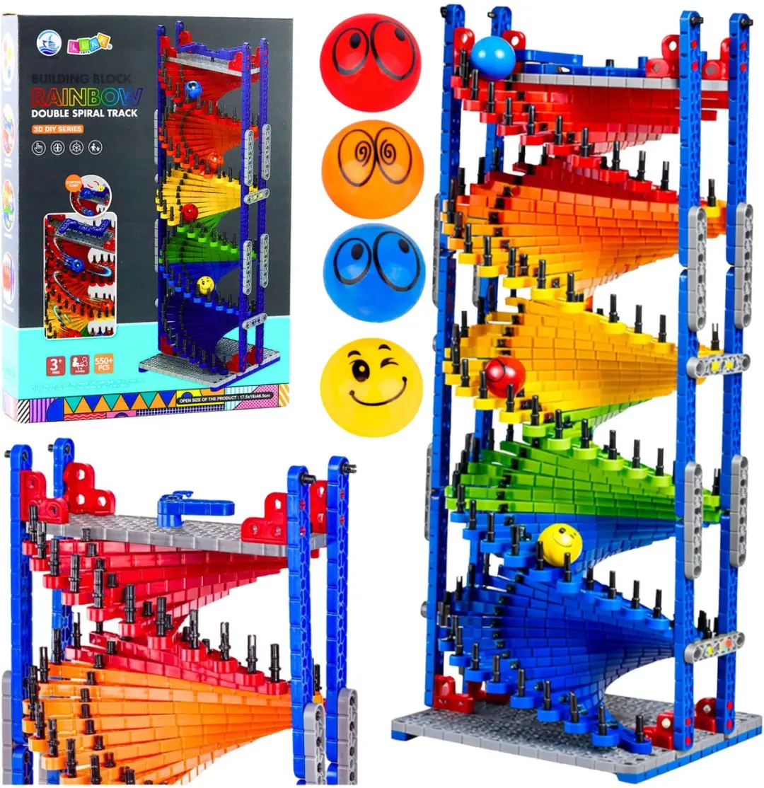 Lean Toys Educatieve Bouwblokken Glijbaan