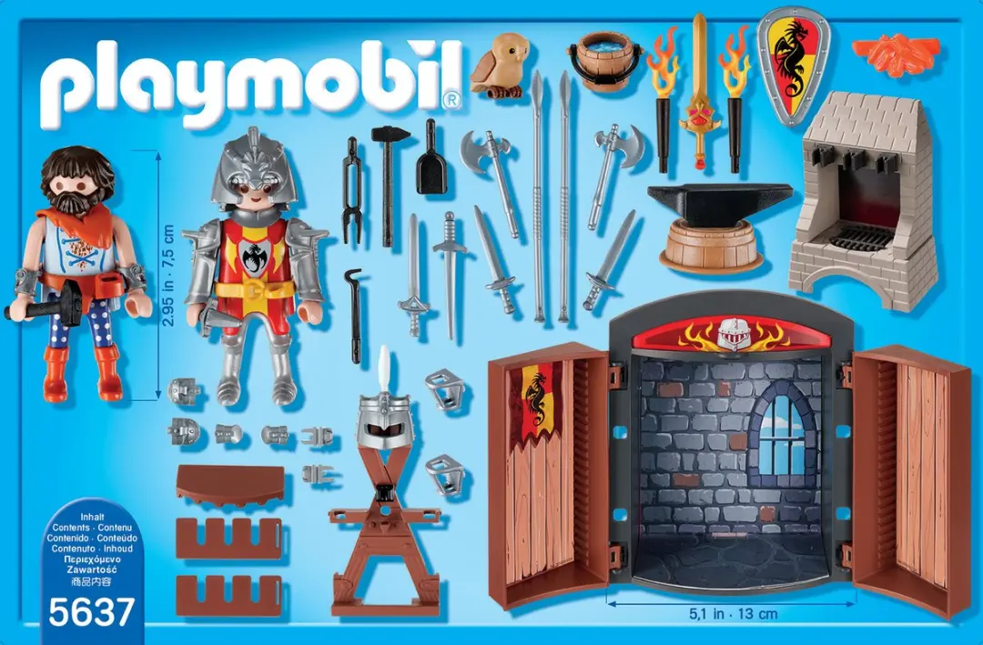 Playmobil Speelbox Ridder en Smid 5637
