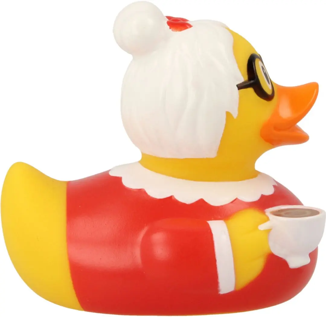 Van der Meulen Lilalu Badeend Rubber - Rood