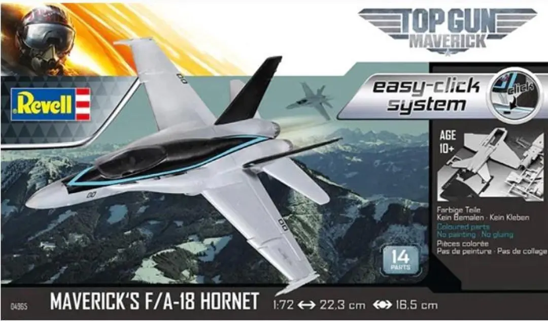 Revell 04965 Maverick F/A-18 Hornet Modelbouwpakket - 1:72 - Multi
