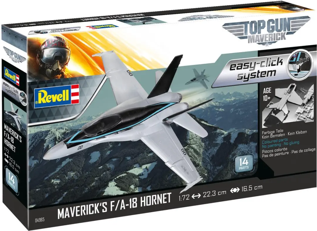 Revell 04965 Maverick F/A-18 Hornet Modelbouwpakket - 1:72 - Multi