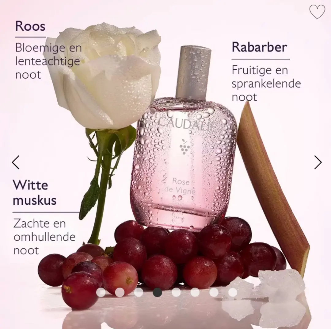 Caudalie Rose de Vigne Eau Fraîche Damesparfum 50ml