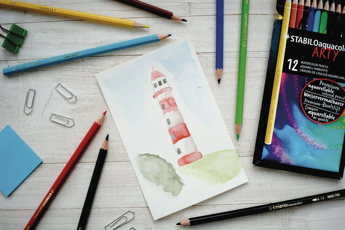 STABILO aquacolor ARTY Aquarelpotloden 36 Kleuren - Metalen Etui