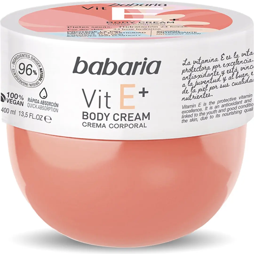 Babaria Vitamin E Body Cream 400ml