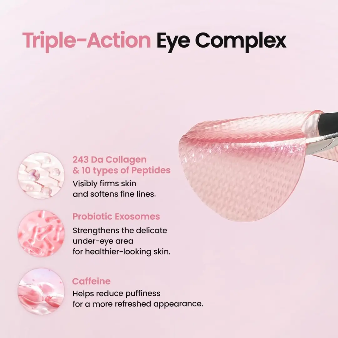 Biodance Collagen Peptide Eye Pads – 60 Stuks – Hydrogel Oogmaskers met Collageen & Peptiden – Voor een Gladdere, Frissere Oogcontour – Koreaanse Skincare