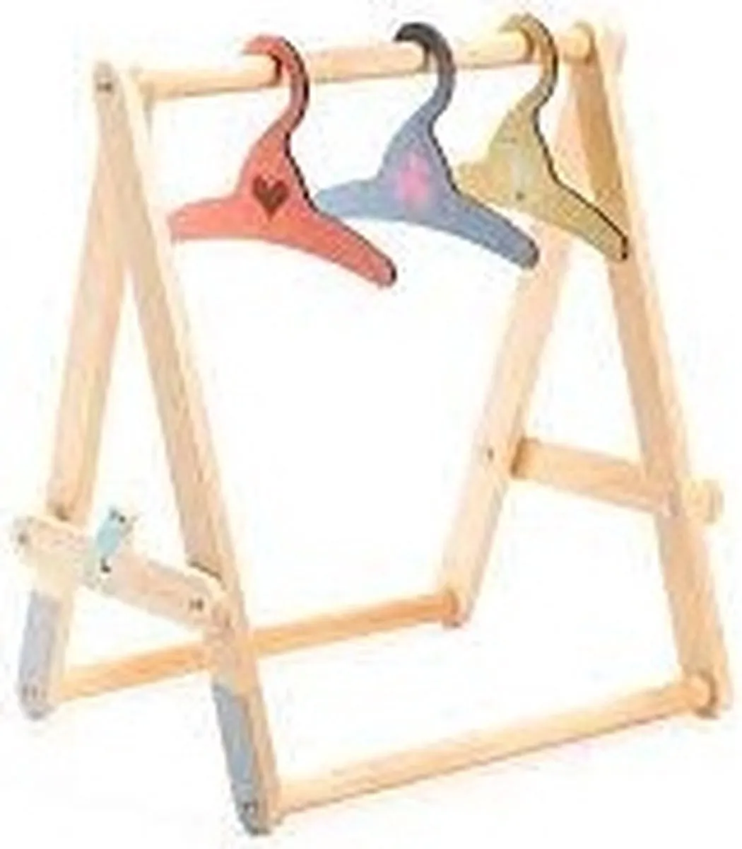 Djeco DJ07861 Kledingrek met 3 Hangers