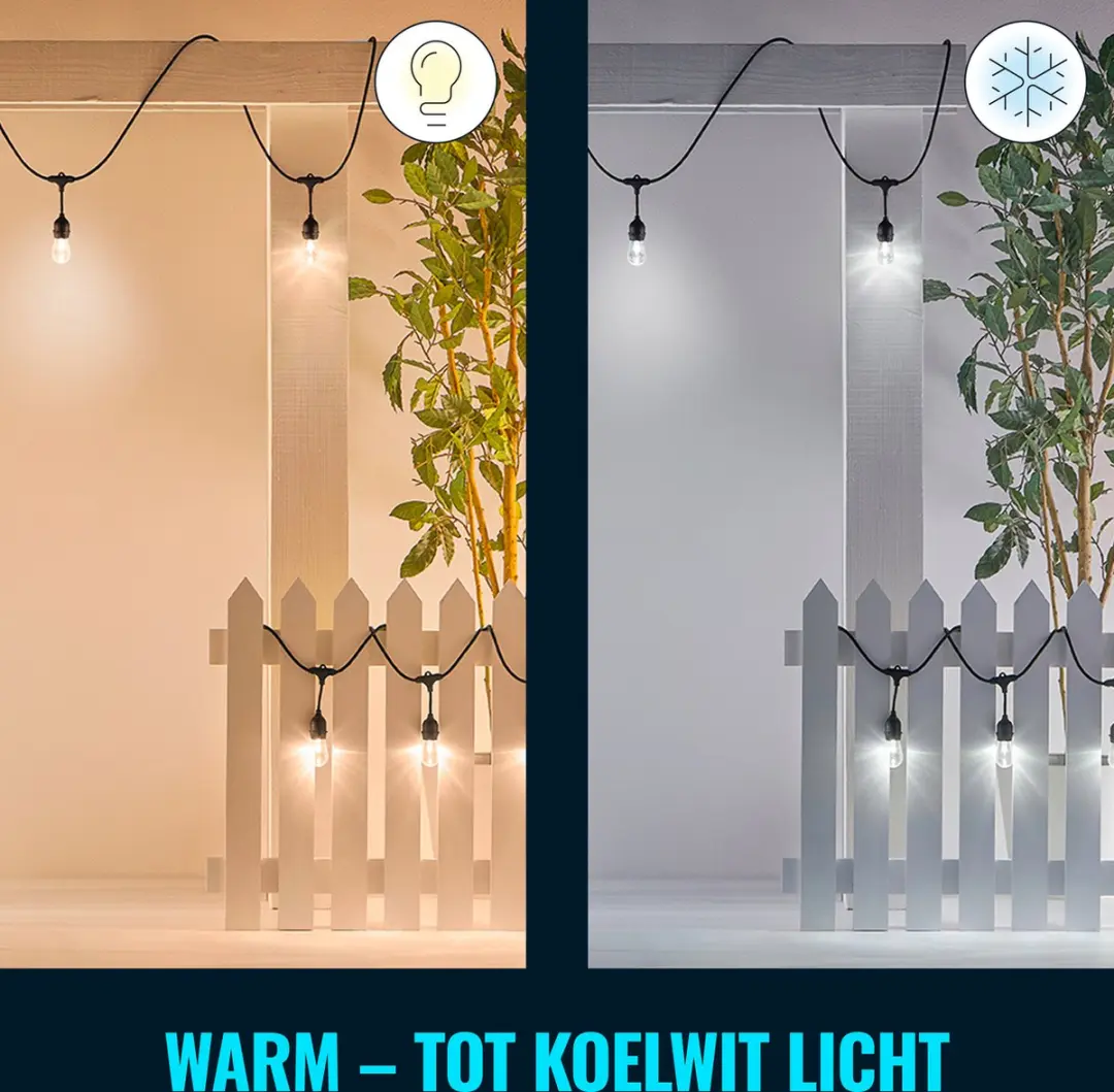 WiZ Buitenlamp Lichtsnoer - 15 Lichtpunten - Multicolor - afbeelding 6 van 6