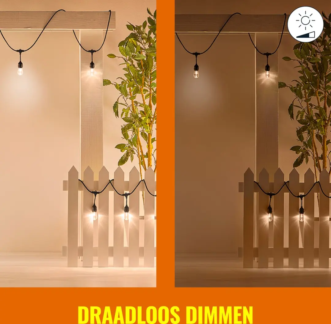 WiZ Buitenlamp Lichtsnoer - 15 Lichtpunten - Multicolor - afbeelding 5 van 6