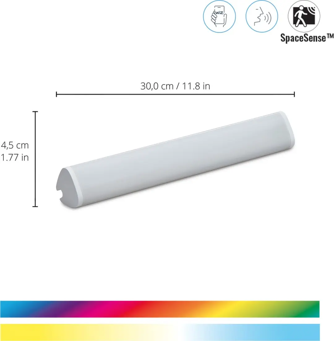 WiZ Linear Light Bar Tafellamp - Wit - 6500K - Wi-Fi - afbeelding 2 van 6