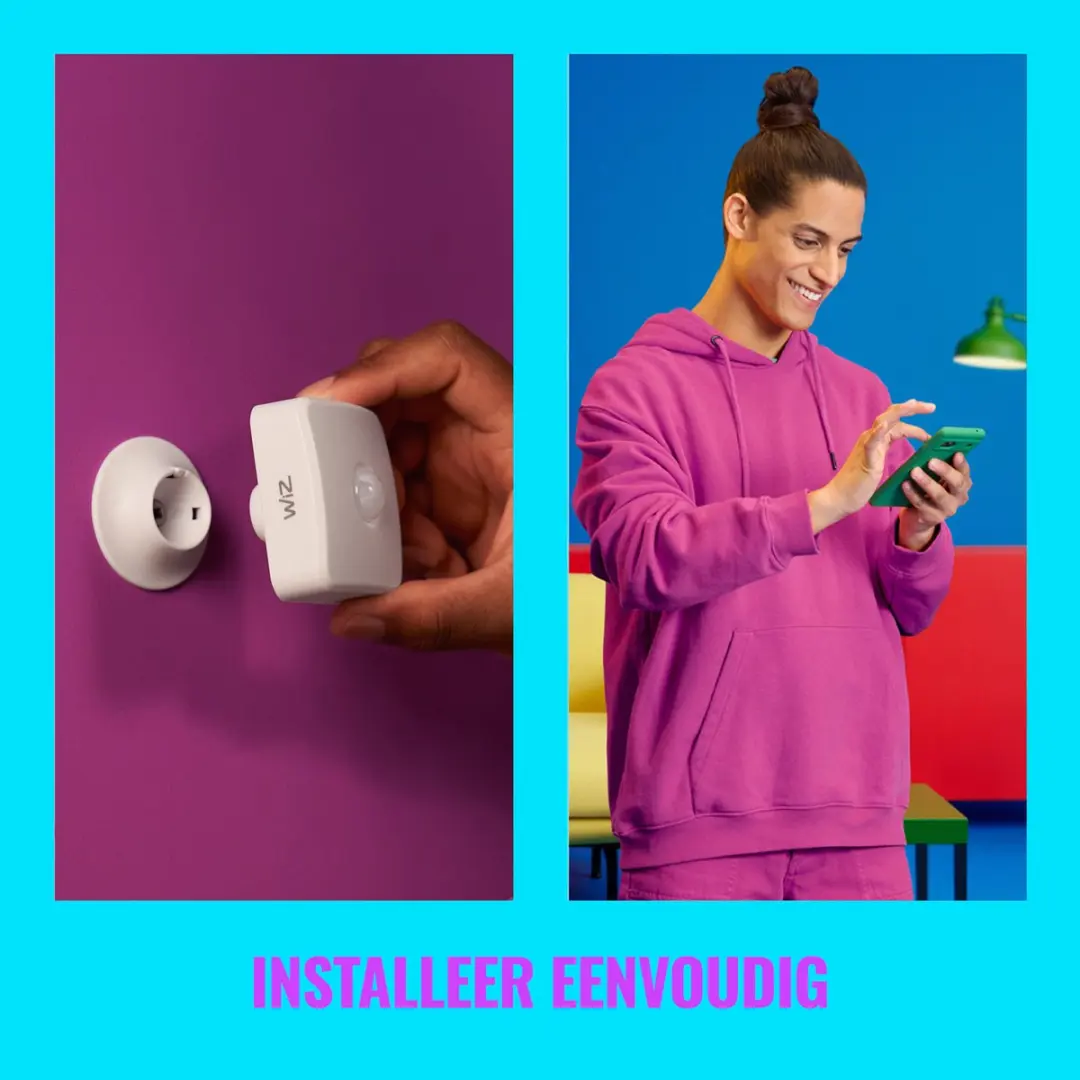 WiZ Bewegingssensor - Wi-Fi Wit - afbeelding 3 van 6