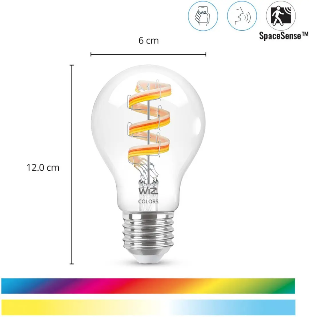 WiZ Filamentlamp E27 6.3W - Wit 6500K - 1 Stuk - afbeelding 3 van 6