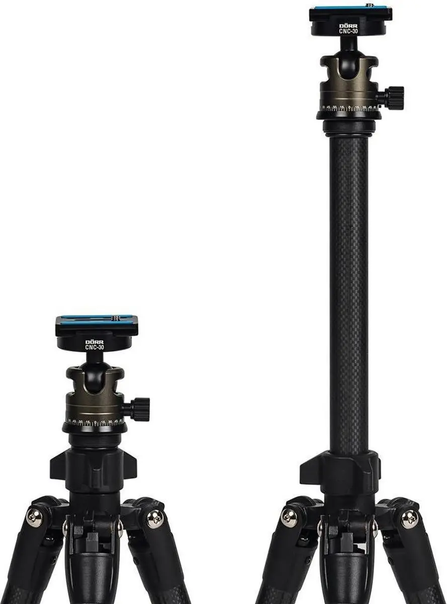 Dörr Racer CR-1440 Carbon Statief - CNC-30 Balhoofd - Zwart - afbeelding 6 van 6