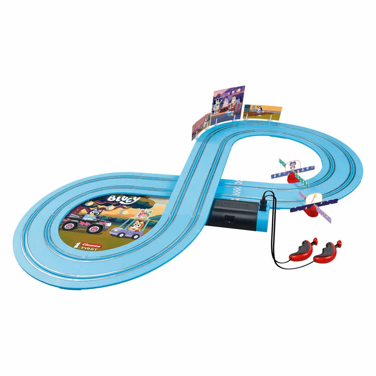 Carrera FIRST Racebaan CAR20063054 - Blauw vs. Bingo R - 2,4m