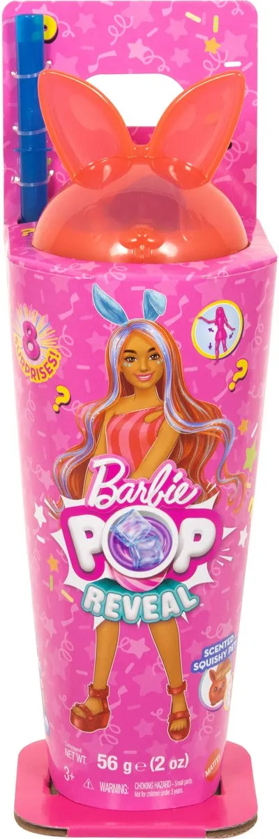 Barbie Pop Reveal Milkshake Konijn - Rood