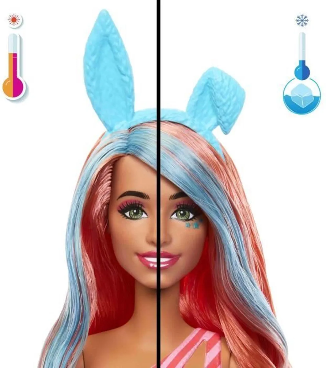 Barbie Pop Reveal Milkshake Konijn - Rood