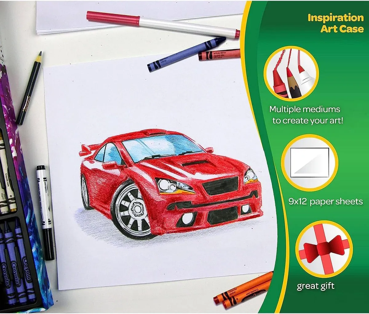 Crayola Rainbow Verfset - 140 Onderdelen - Veelkleurig