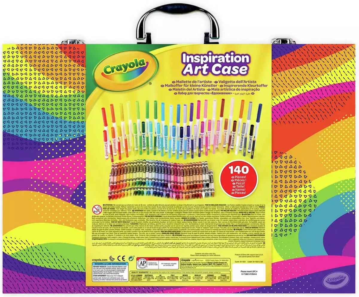 Crayola Rainbow Verfset - 140 Onderdelen - Veelkleurig