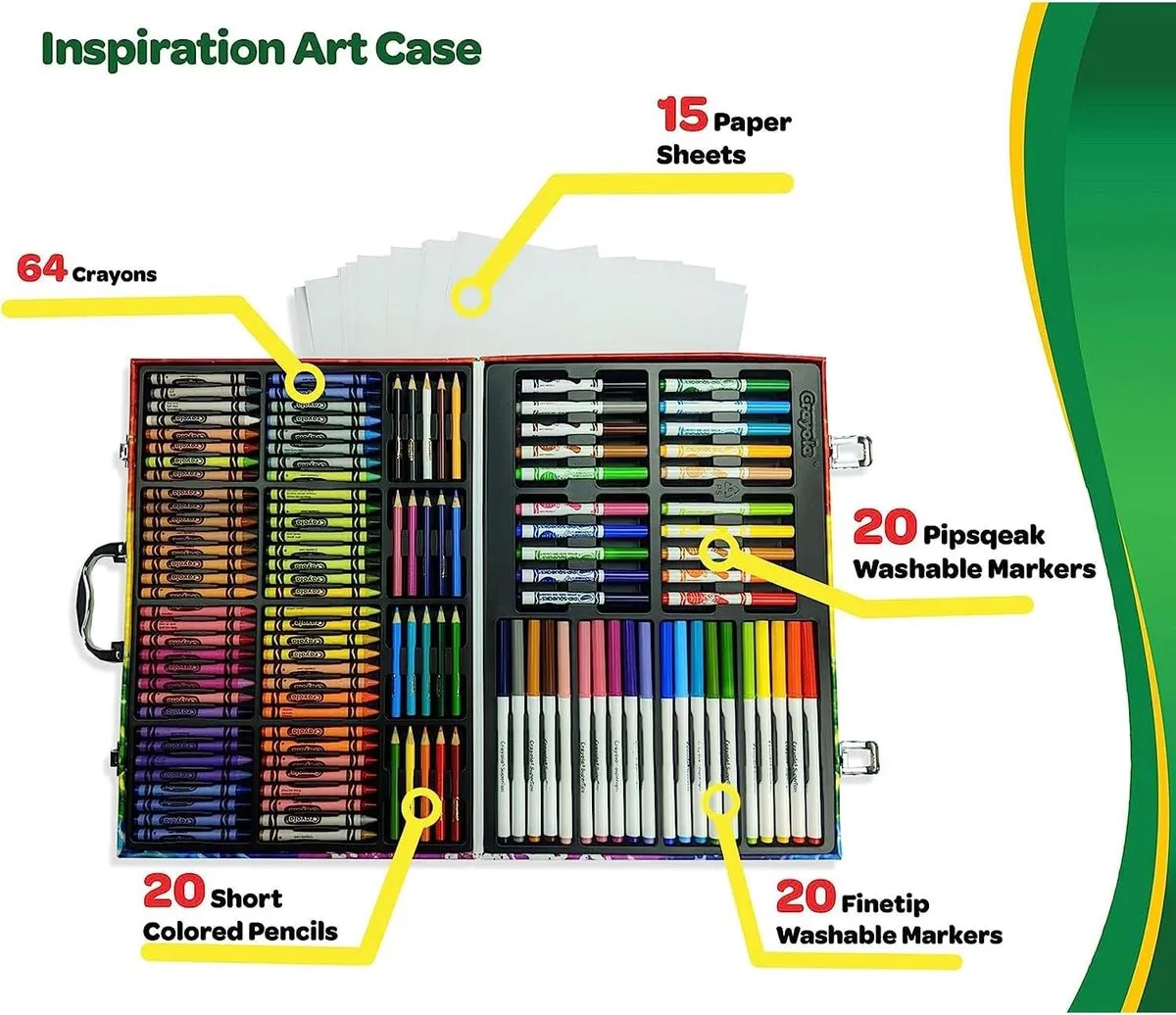Crayola Rainbow Verfset - 140 Onderdelen - Veelkleurig