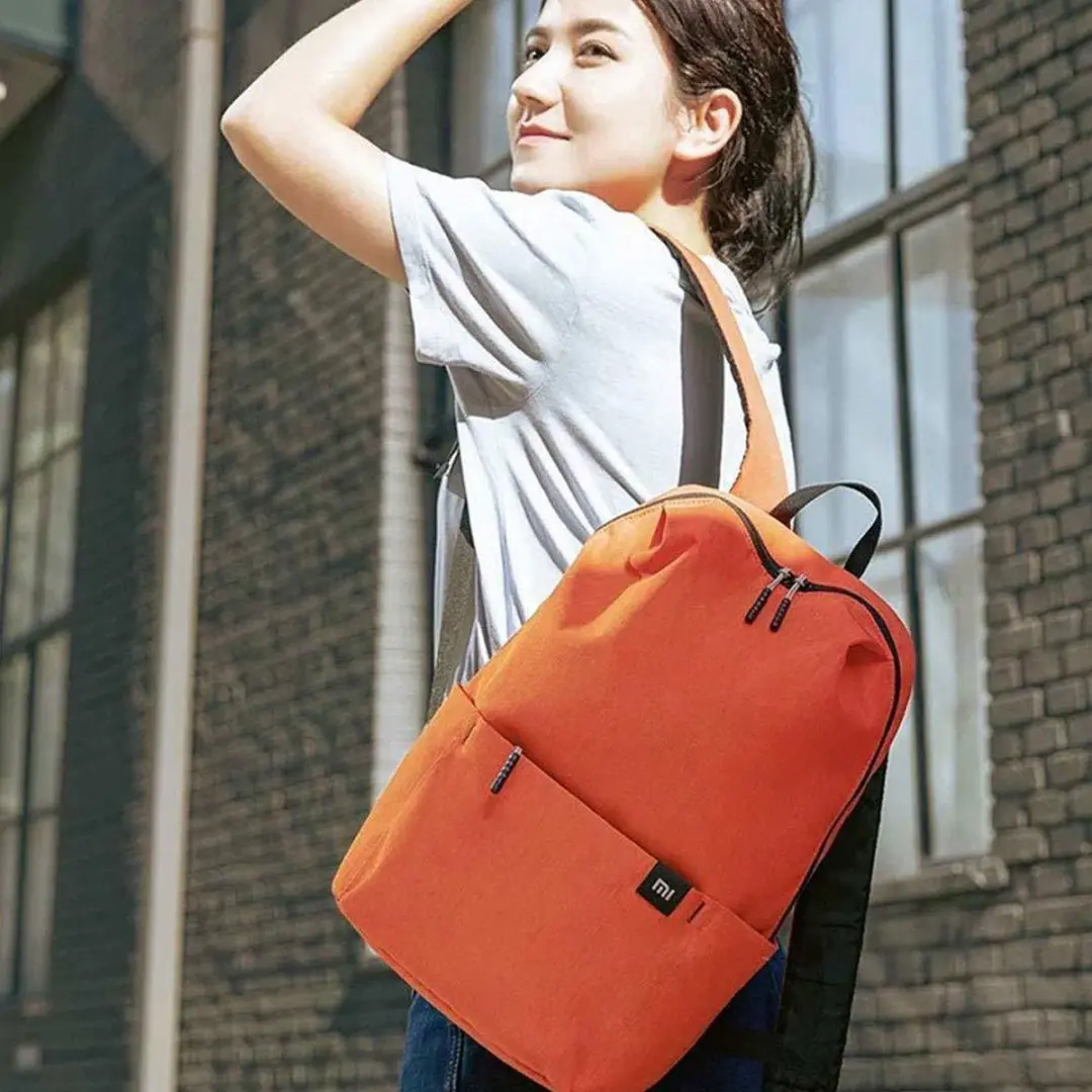 Xiaomi Rugzak 10L - 14 inch - 2 Vakken - Oranje - afbeelding 5 van 6