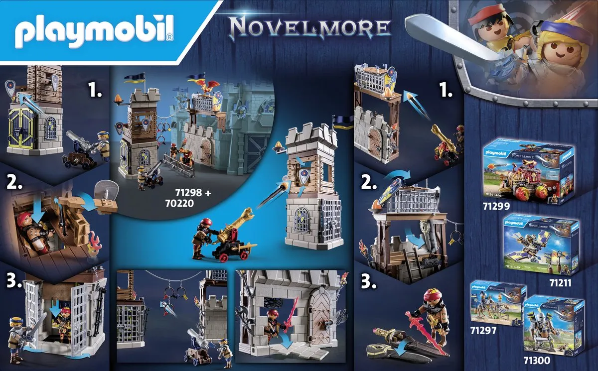 Playmobil Novelmore vs. Burnham Raiders Toernooi Arena 71298 - Meerkleurig - afbeelding 6 van 6