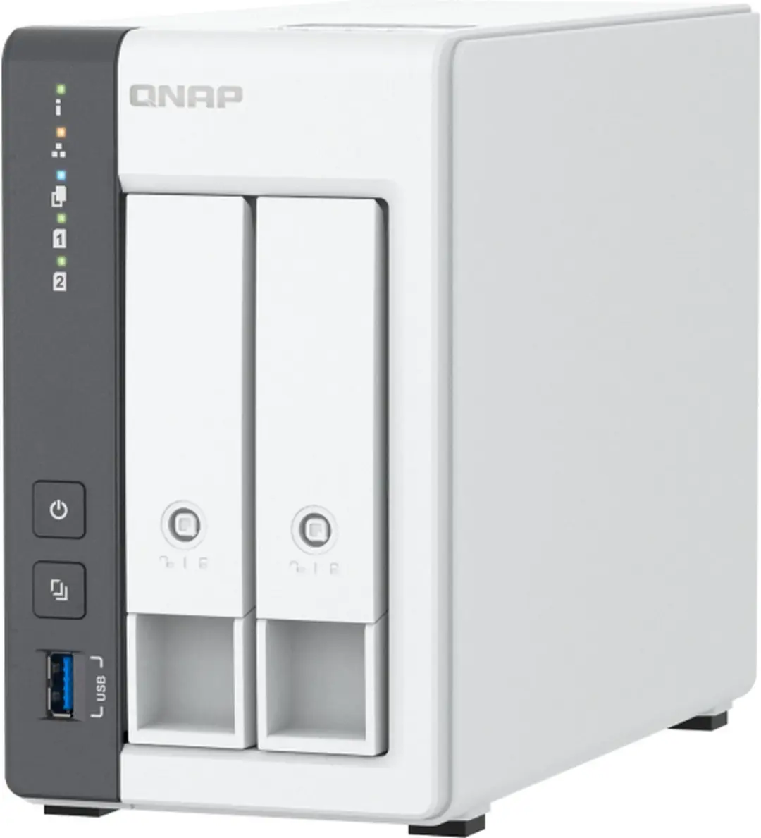 QNAP TS-216G NAS - 4Kernen 4GB Wit - afbeelding 5 van 6
