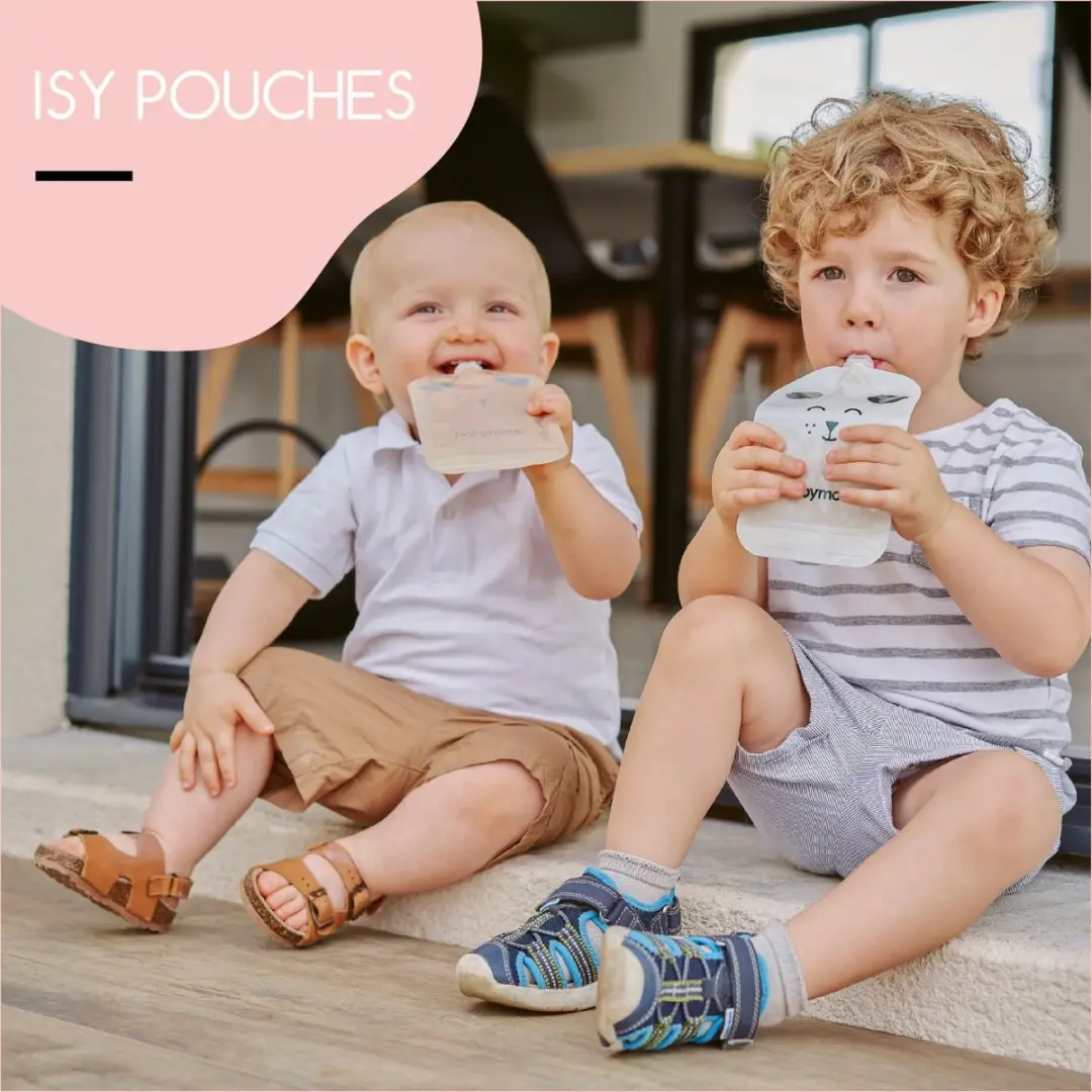 Babymoov Isy Pouches Herbruikbare Knijpzakjes 20 Stuks - 150ml - Multicolor