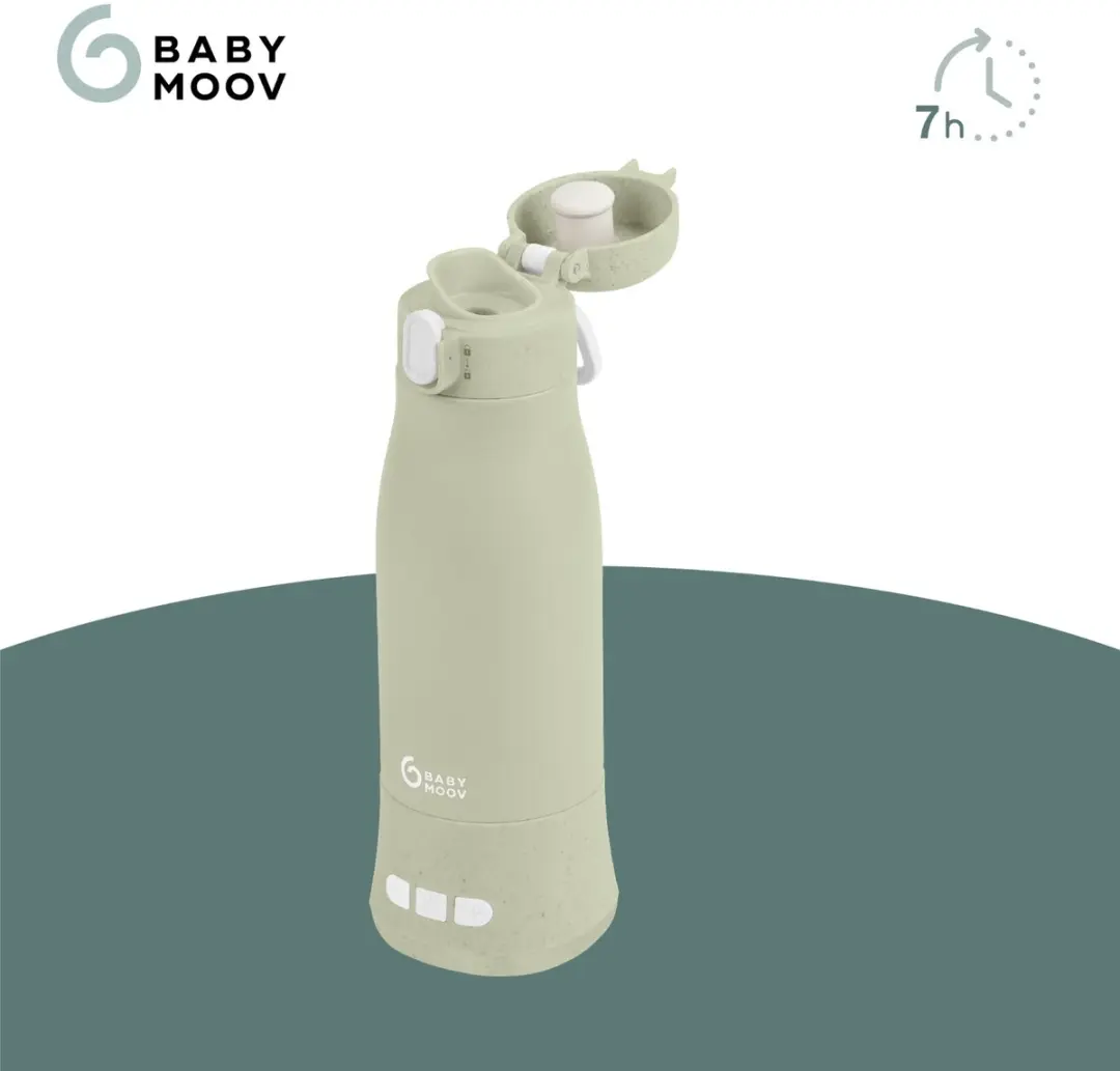 Babymoov Moov & Feed Flessenwarmer - Groen - afbeelding 3 van 6