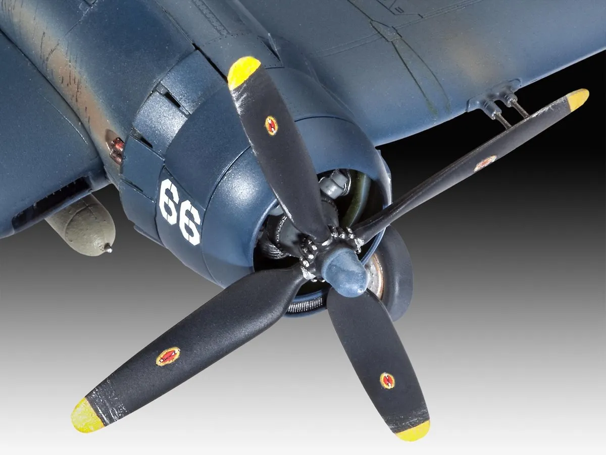 Revell 63955 F4U-4 Corsair Modelbouwpakket 1:72 - 65 Onderdelen - Multi